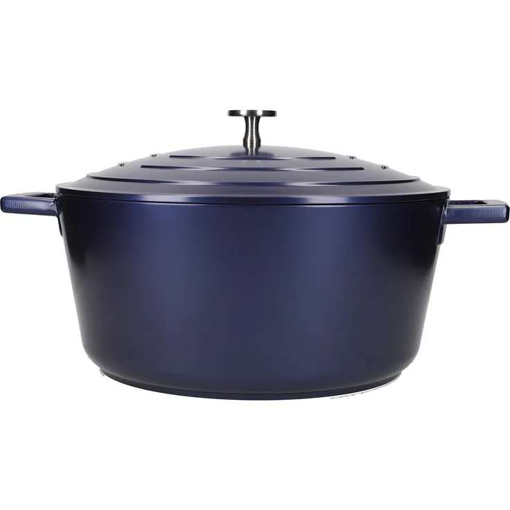 MasterClass MCMCRD28BLU Große Auflaufform mit Deckel, Leichter Aluminiumguss