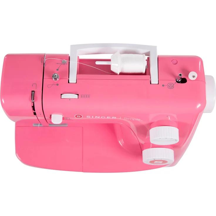 Singer 3223R Simple Freiarm-Nähmaschine 23 Sticharten Nählicht rot Freiarm-Nähmaschine, rot – Bild 5