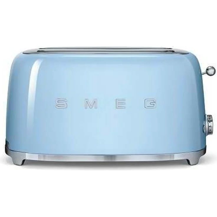 Smeg TSF02PBEU 4-Scheiben-Toaster, 1500W, 6 Bräunungsstufen, pastellblau – Bild 1
