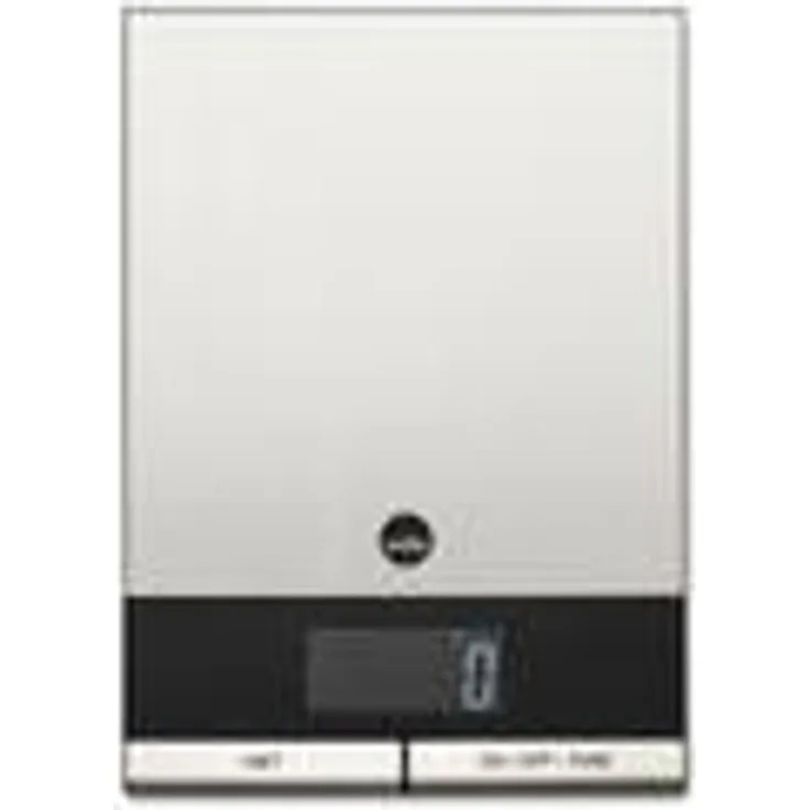 WILFA Küchenwaage KW-4, elektronisch, bis 5 kg, LCD-Display, edelstahl
