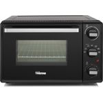 Tristar Mini-Backofen, 19 Liter Fassungsvermögen, Temperaturbereich bis 230°C, 1300 Watt Leistung, 60 Minuten Zeitschaltuhr, eine obere und untere Heizzone, mit Grillrost und Backblech, schwarz