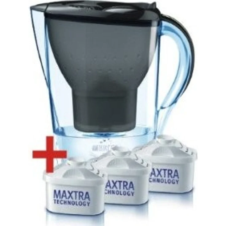 BRITA Marella Cool Wasserfilter graphit + 3 Kartuschen – Bild 1