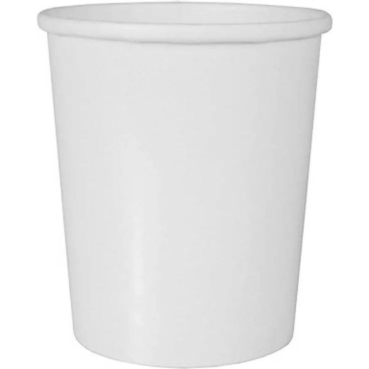 500 Suppenbecher, Pappe To Go rund 770 ml Ø 11,8 cm · 10,5 cm weiss