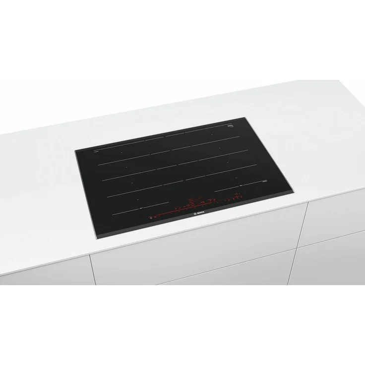 Bosch PXY875DC1E, Induktionskochfeld, Einbau, Breite 80 cm, Autark, Betriebsart elektrisch, Anzahl Kochstellen 4, Mit Rahmen aufliegend, Touchbedienung, PerfectFry Bratsensor – Bild 3