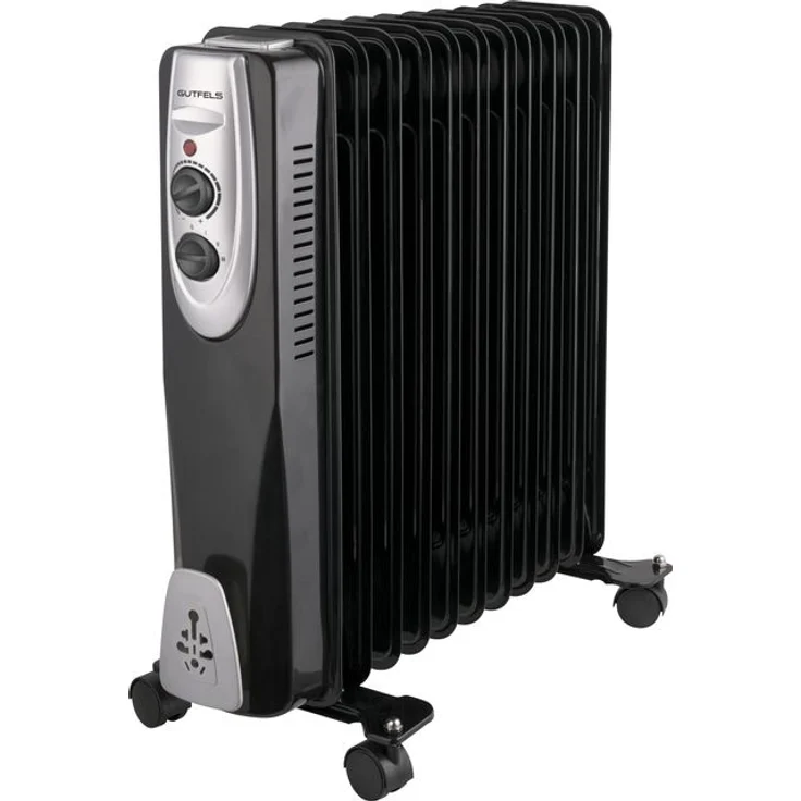 Gutfels HR 32011 sw Radiator, 2500 Watt, schwarz, Radiator – Bild 1
