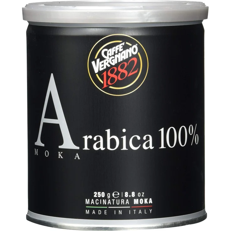 Caffè Vergnano 1882 Kaffee Dose 100% Arabica gemahlen Mokka - 250 g-Packung – Bild 1