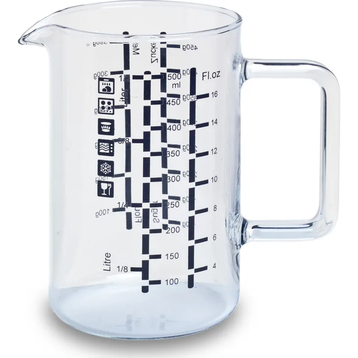 Simax Messbecher mit Henkel 0,5 L