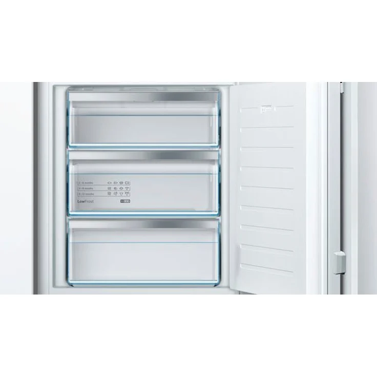 Bosch GIV11ADC0 Gefrierschrank, Einbau, weiß, LowFrost, Supergefrieren, Breite 55.8 cm, Energieklasse C – Bild 3