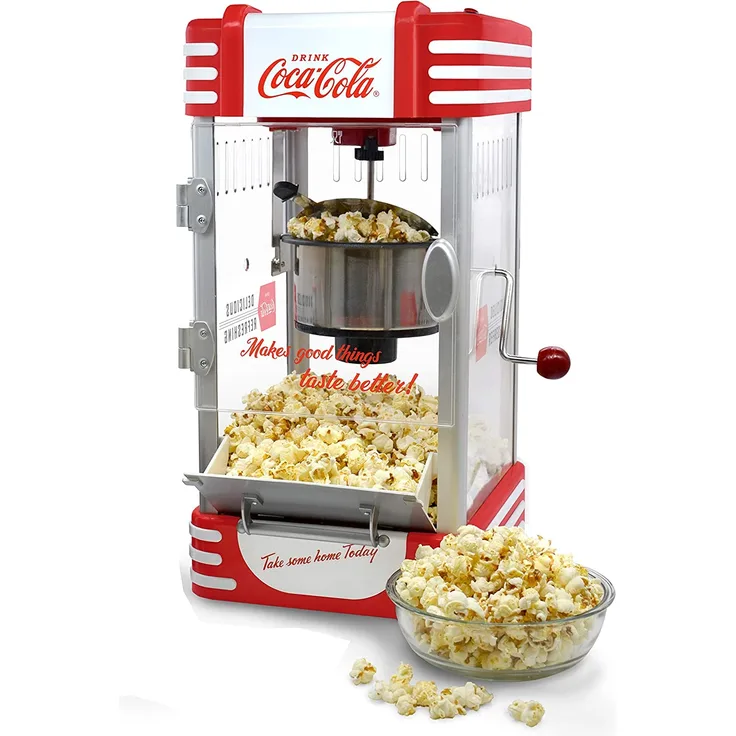Salco Popcorn Maker, Popcornmaschine SNP-27CC, 310, Rot