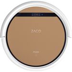 Zaco V5x Saugroboter mit Wischfunktion, 120 min Akkubetrieb, App- und Sprachsteuerung, 4 Reinigungsprogramme, weiß-bronze