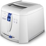 De'Longhi F 27201 statische Fritteuse - 1800 Watt - Fassungsvermögen: 2 Liter Öl, weiß