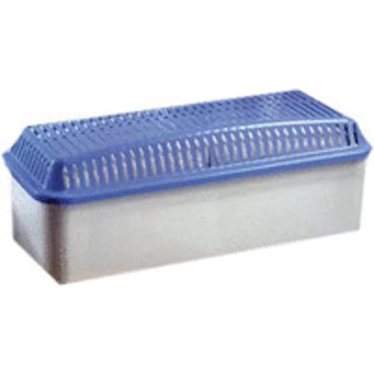 WENKO Feuchtigkeitskiller mit 5 kg Granulatblock, Raumentfeuchter, fasst bis zu 8 l Feuchtigkeit, laborgeprüft, nachfüllbar, reduziert Schimmel und Gerüche, Maße (BHT): 29 x 29 x 24 cm, grau-blau Luftentfeuchter