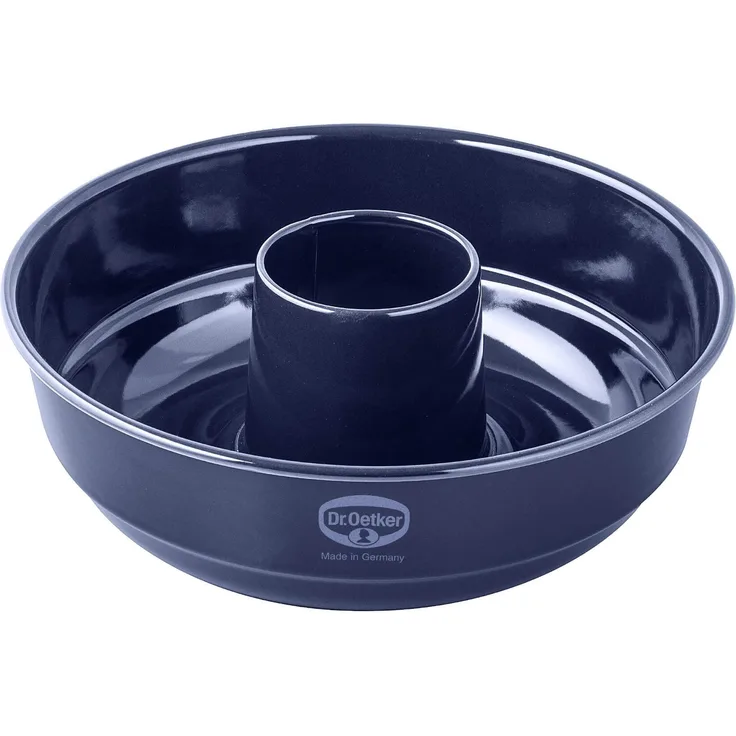 Dr. Oetker Frankfurter Kranz, Ø 26 cm, Kranzform mit Quarz-le-Versiegelung, Backform der Serie Back- Liebe le, Menge: 1 Stück, Farbe: blau