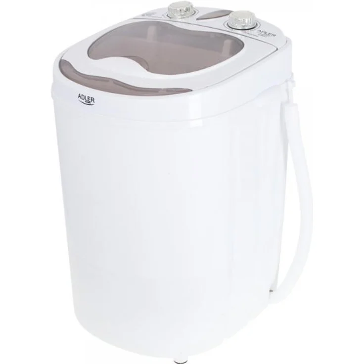 Adler AD 8055 Mini, Toplader-Mini-Waschmaschine, A, Fassungsvermögen 3 kg, Standgerät, Breite 36 cm