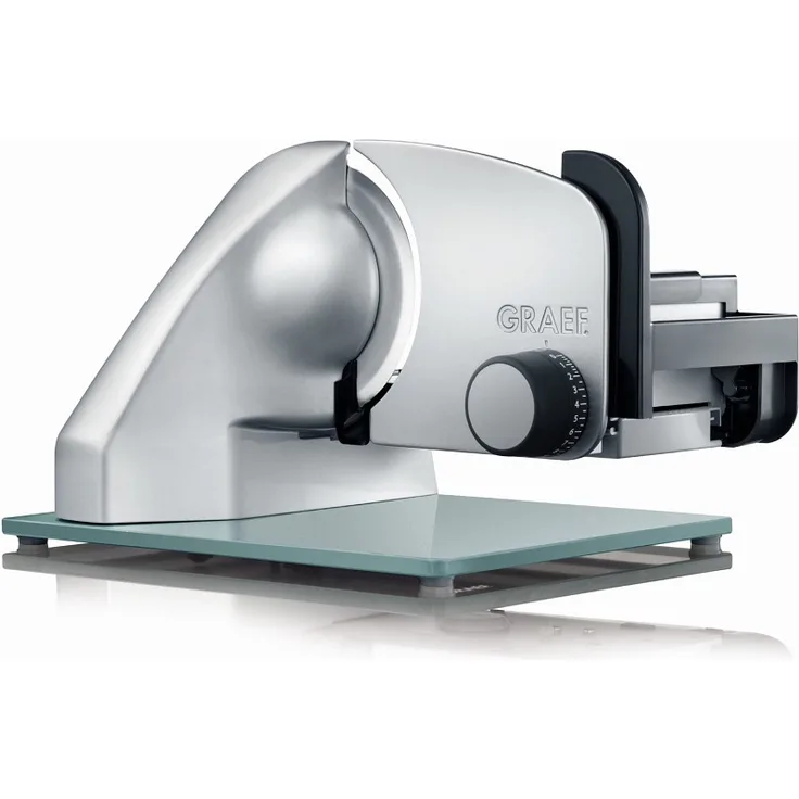 Graef C 21+ Classic mit MiniSlice-Aufsatz, Ø 170 mm glattes Edelstahlmesser
