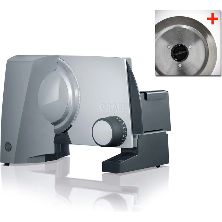 Graef Twin Allesschneider Sliced Kitchen G52, Metall, Eco-Power-Motor, 170 Watt – Bild 1