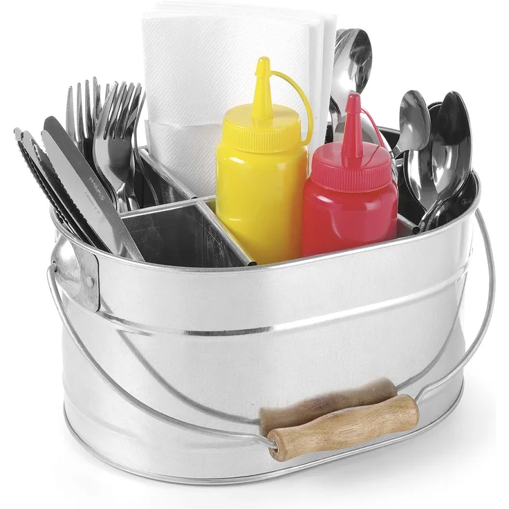 HENDI Bar-Caddy, Bar-Zutatenbehälter, Organiser, Geschirrspülmaschinengeeignet, 245x180x(H)130mm