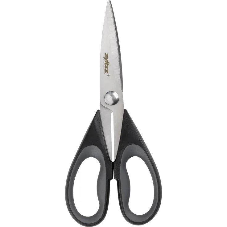 Zyliss Haushaltsschere - Allzweckschere für Küche, Büro und Haushalt mit mikrogezahnter Klinge und rutschsicheren Griffen