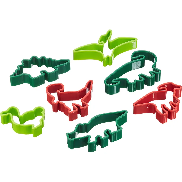 Tescoma Delicia Kids 630928 Ausstecher Dinosaurier, 7,5 x 4 cm, 8 Stück