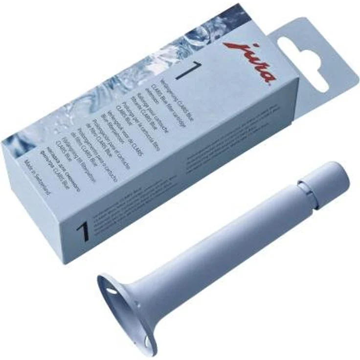 Jura 68773 Claris Blue Verlängerung für Filterpatrone, Blau, 12 x 4,5 cm, Wasserfilter, kompatibel mit Jura GIGA, Jura IMPRESSA Z, Jura IMPRESSA S, Jura IMPRESSA J