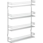 Metaltex Pepito Gewürzregal 4 Etg. polytherm-beschichtetes Metall 36 x 8 x 45 cm