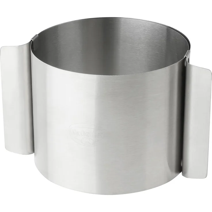 Tortenring Dessertring Torten Füllring Backring 10-18x10cm Dr. Oetker 1910