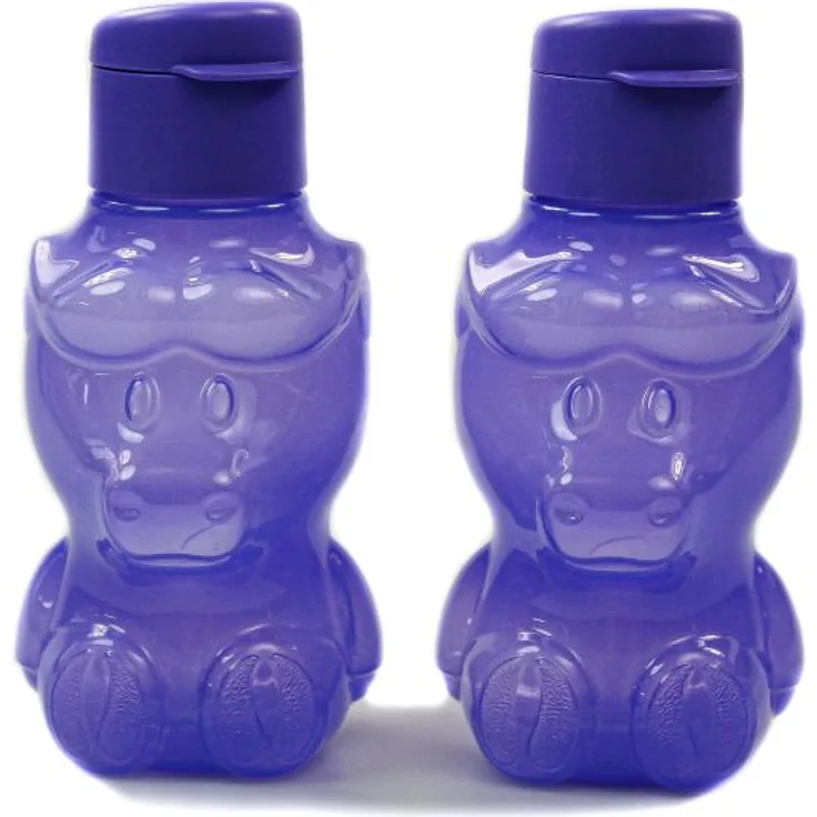 TUPPERWARE Kinder 350 ml (2) Büffel EcoEasy Trinkflasche C170 Eco Ökoflasche, lila