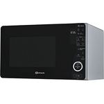 Bauknecht ExtraSpace MW 421 SL Mikrowelle mit Grill, Standgerät, Maximale Flexibilität, Ohne Drehteller, 800 Watt, 25 Liter Garraum, Grill 1000 Watt, AutoClean, Schmelz- und Schnellauftau-Funktion