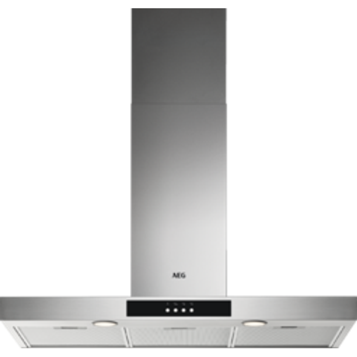 AEG DBB3951M, Motorhaube, Kamin flach, Breite: 89.8 cm, Tiefe: 45 cm, Absaugung und Rückführung (mit zusätzlichem Rückführungsset), rostfreier Edelstahl