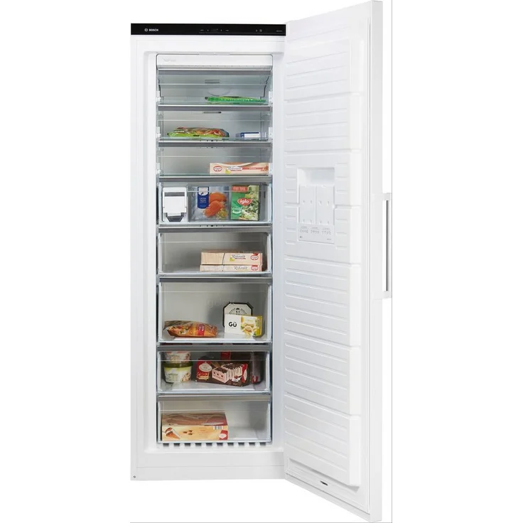 Bosch GSN58AWDV Gefrierschrank, freistehend, weiß, NoFrost, Schnellgefrieren, LED, Abtauautomatik, Breite 70 cm – Bild 2