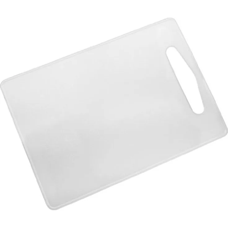 FACKELMANN 39015 Schneidbrett Kunststoff LLDPE, 34 x 24 cm, transparent