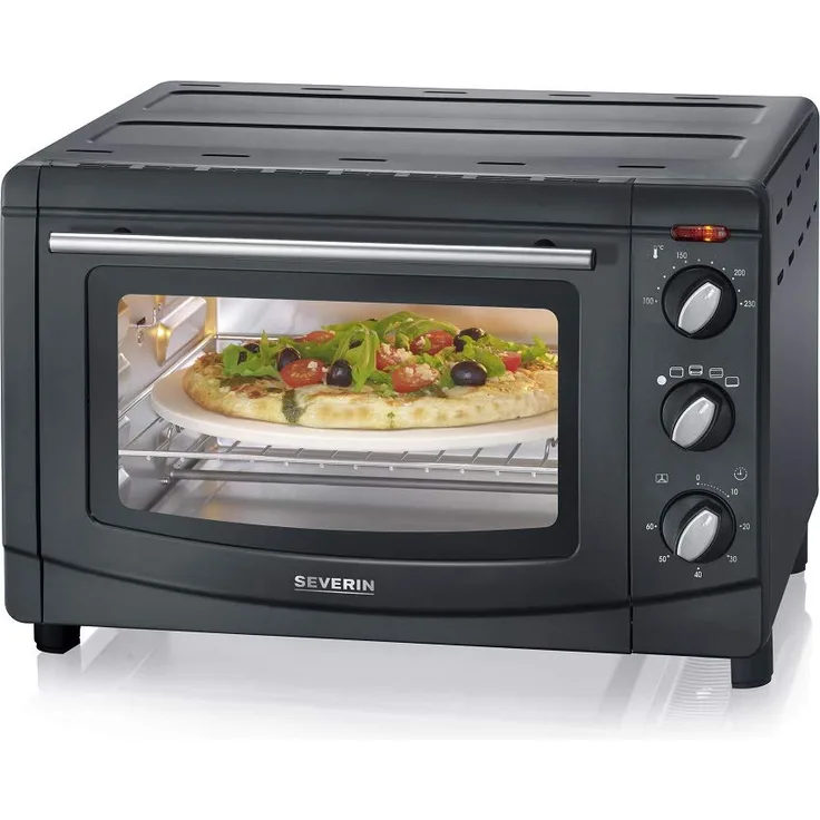 SEVERIN TO 2068 Back- und Toastofen, 1500, Metall, Schwarz