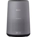 Philips AC0830-10 Serie 800 Luftreiniger, bis 49 m², 190 m³-h CADR, Ruhemodus, grau-schwarz