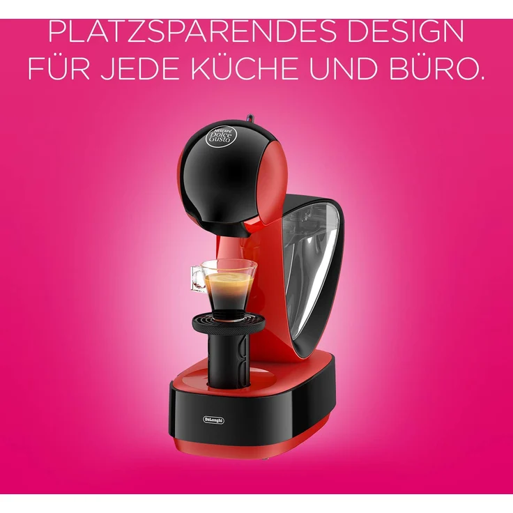 De'Longhi EDG 260.R, NESCAFÉ Dolce Gusto Infinissima , Kapsel Kaffeemaschine , Für heiße und kalte Getränke , 15 bar Pumpendruck für samtige Crema , Ferrari Red – Bild 7