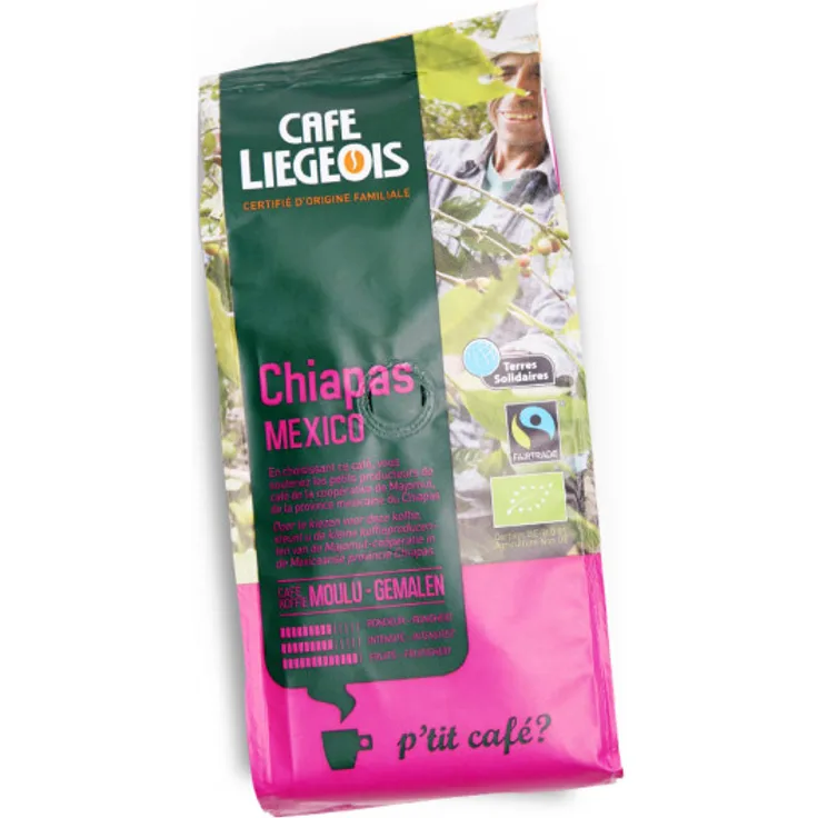 Gemahlener Kaffee Café Liégeois Chiapas, 250 g