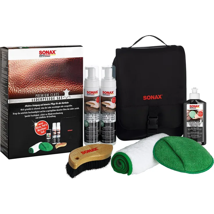 reinigungsset Premium Class Lederpflege 6-teilig