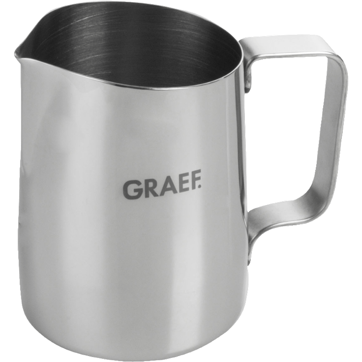 Graef 146442 Latte-Art Milchkännchen''Versare'', 0.65 L,edelstahl hochglänzend