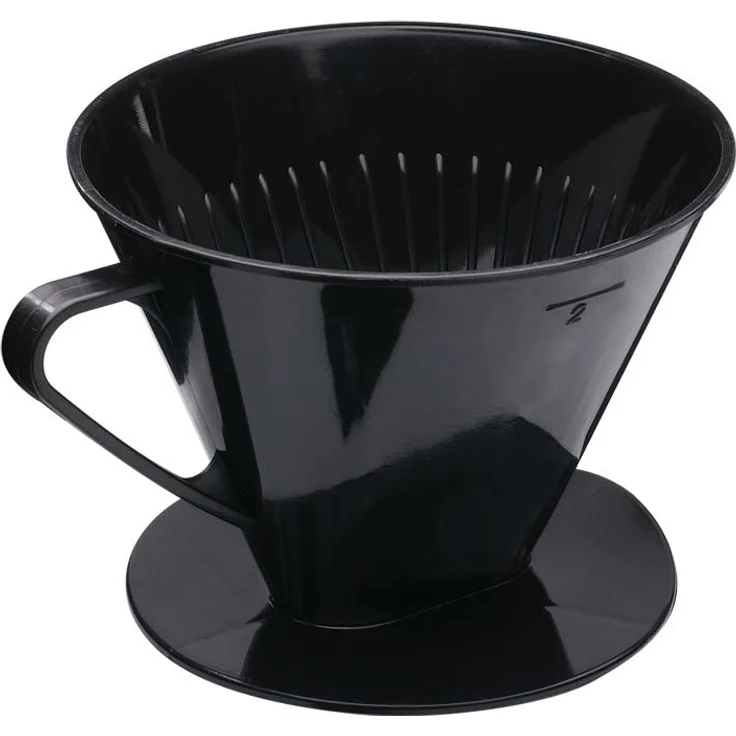 Westmark Kaffeefilter-Filterhalter, Für bis zu 2 Tassen Kaffee, Filtergröße 2, Kunststoff, Two, Schwarz, 24422261 – Bild 1