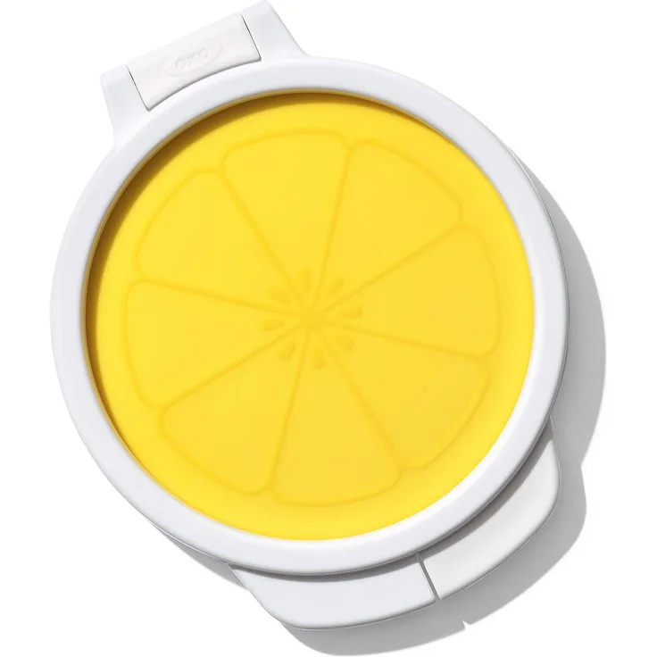 OXO Good Grips 11249800 Cut & Keep Silicone Lemon Saver Aufbewahrungsbecher, weiß