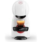 Krups Nescafé Dolce Gusto Piccolo XS, Kapsel Kaffeemaschine, heiße und kalte Getränke, 15 bar Pumpendruck, manuelle Wasserdosierung, Weiß