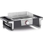 Severin PG 8113 Tischgrill, mit Grillrost, 41,5 x 24 cm Grillfläche, 3000 Watt