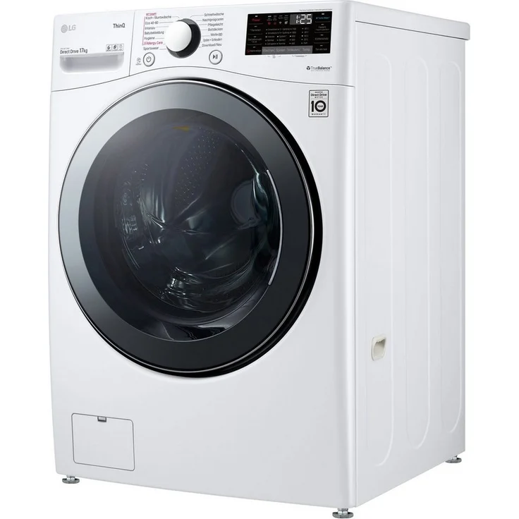 LG F11WM17TS2, Frontlader-Waschmaschine, E, Fassungsvermögen 17 kg, Standgerät, Breite 70 cm, Allergieprogramm, Knitterschutz – Bild 2