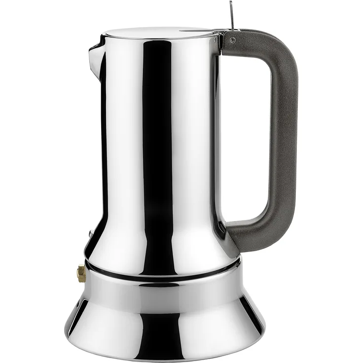Alessi Espressomaschine 3.Tassen für Induktion Edelstahl