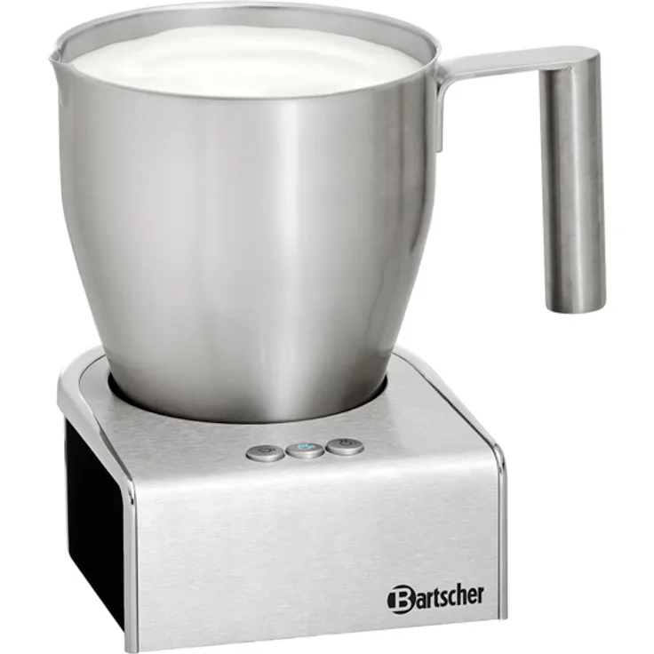 Bartscher MSI400 190129 Milchaufschäumer, Induktion, 600W, 0,4 Liter, silber