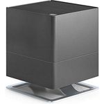 Stadler Form Luftbefeuchter Oskar, energiesparender Raumbefeuchter für Räume bis 50 m², Verdunster mit Abschalt-Automatik, dimmbare LEDs, sehr leise, titanium