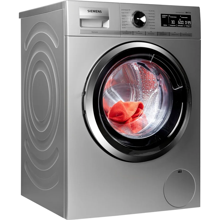 Siemens WM14VMS2, Frontlader-Waschmaschine, B, Fassungsvermögen 9 kg, Standgerät, Breite 59,8 cm, Trommelinnenbeleuchtung, Outdoorprogramm – Bild 2