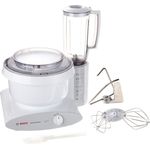Bosch MUM6N11 Styline Küchenmaschine, 800W, 6,2L Rührschüssel, 4 Geschwindigkeiten, weiß, Serie: MUM6