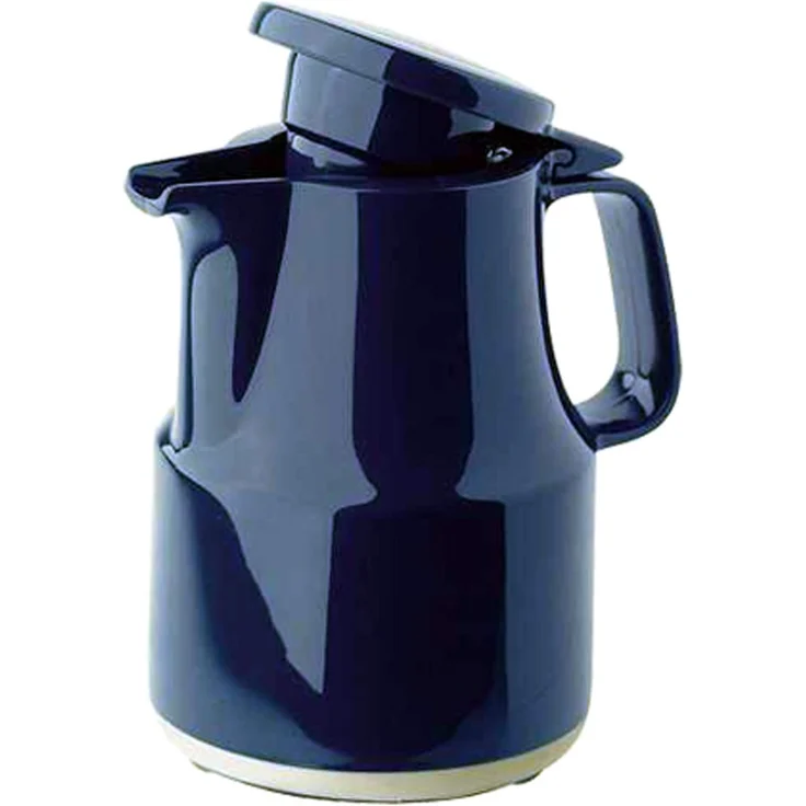 Helios Thermoboy Kunststoff-Isolierkanne mit Klappdeckel 0,3 l blau spülmaschinenfest – Bild 1