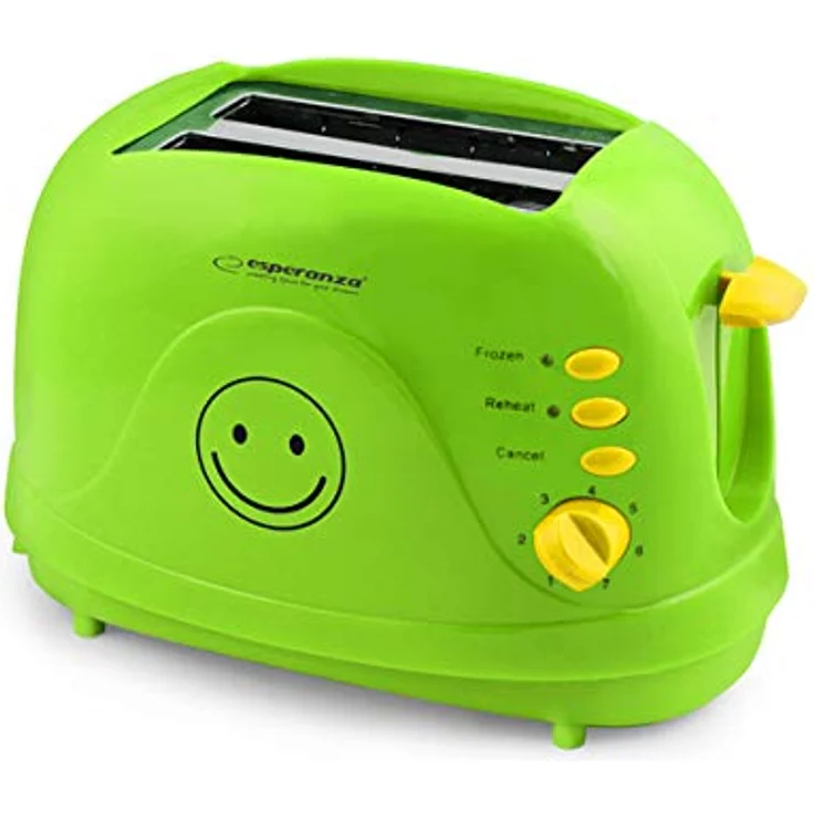 Esperanza EKT003 Toster Smiley, PC, Grün
