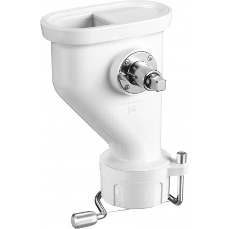 KitchenAid 5KSMPEXTA Pasta-Aufsatz, Küchenmaschinen-Zubehör, verschiedene Nudelsorten, Spaghetti, Fusilli, Rigatoni, Bucatini, Maccheroni, inkl. Reinigungswerkzeug, Edelstahl, Kunststoff, weiß – Bild 2